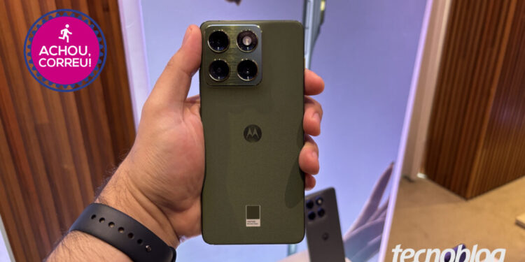 Motorola Edge 70 (512 GB) atinge menor preço desde lançamento com 25% de desconto