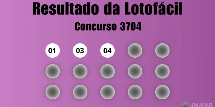 Resultado da Lotofácil de hoje: veja números e ganhadores do concurso 3704 (sábado, 06/06)